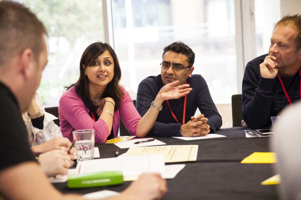 group of people in a PPIE meeting