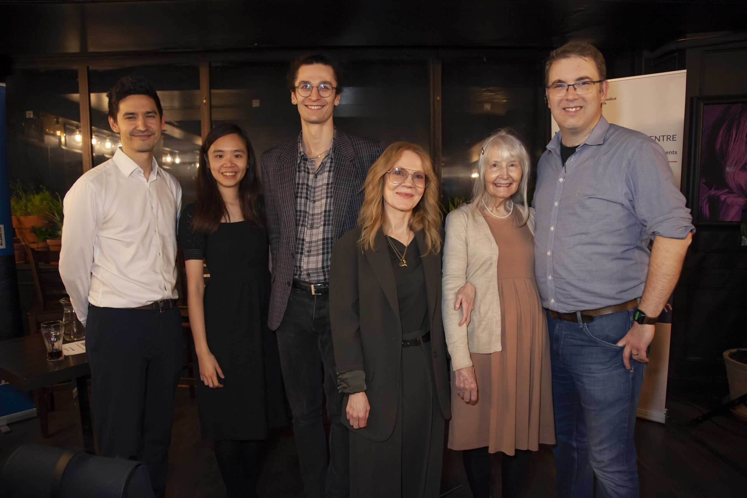 Image shows panelists from the discussion